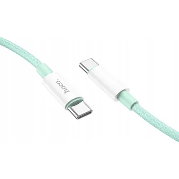 Datový kabel Datový kabel Hoco (X68) - USB Type-C to USB Type-C, 3A, 1.0m - zelený