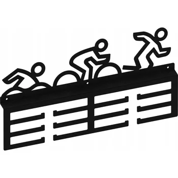 Věšák TRIATHLON Věšák na Medaile Pro Sportovce Běh Plavání Kolo GAMET