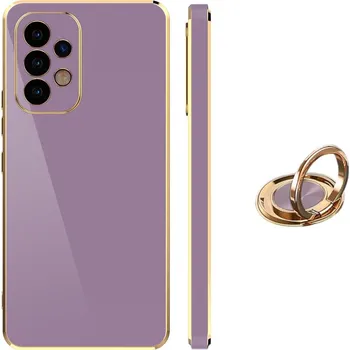 Pouzdro na mobilní telefon Zadní Kryt BBE CASE pro Samsung Galaxy A23 fialový