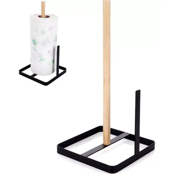Držák kuchyňských utěrek Dřevěný stojan na papírové utěrky 30 cm