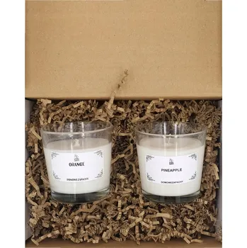 Svíčka Vonné sójové svíčky ve skle – Pomeranč a Ananas