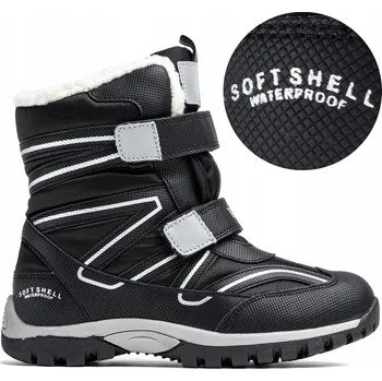 Dámská zimní obuv Zateplené sněhule OCIEPLENÉ pohodlné VODĚODOLNÉ teplé Soft Shell na SUCHÝ ZIP Wojtyłko