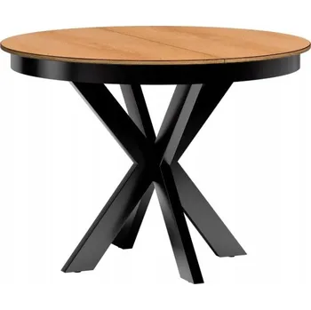 Jídelní stůl Stůl kulatý rozkládací Jarstol 110 x 110 x 75 cm, odstíny hnědé