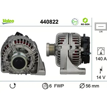Alternátor Generátor VALEO 440822