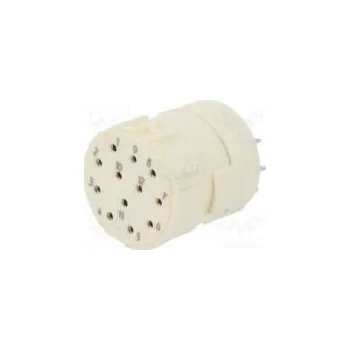 Elektrický konektor Konektor M23 PIN 12 zásuvka pájení 200V 8A Řada Han M23