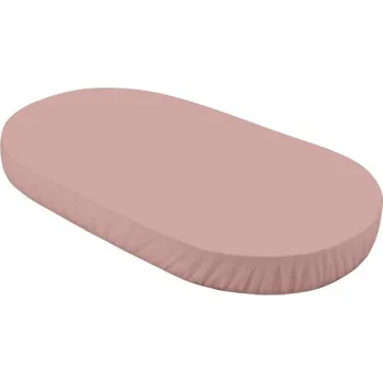Dětská postýlka Waldin Prostěradlo 123 x 73 cm do oválné postýlky 7v1, růžové (RÓŻANY)