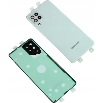 Pouzdro na mobilní telefon Kryt baterie zadní panel s očkem pro Samsung Galaxy A22 4G, Zelený