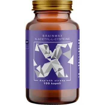 Aminokyselina BrainMax N-Acetyl-L-Cysteine, NAC, 100 rostlinných kapslí
