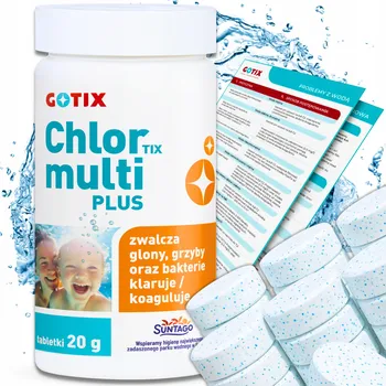 Bazénová chemie Chlorové tablety Gotix 1 kg 1 l