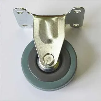 Kolečko d50x16mm pevné šedá guma 27 kg