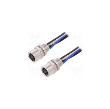 Elektrická zásuvka Konektor M8 Dél.kab 0,2m zásuvka PIN 4 zásuvka 30V IP67