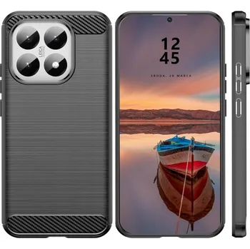 Pouzdro na mobilní telefon OCHRANNÉ POUZDRO CARBON POUZDRO PRO XIAOMI 15T 5G 2X SKLO