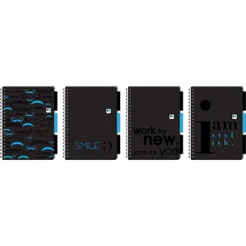 Kroužkový Blok B5 Interdruk 160 listů měkká vazba