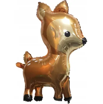 Balónek VELKÝ FÓLIOVÝ BALÓNEK S HELIEM NAROZENINY SRNKA LESNÍ ZVÍŘATA