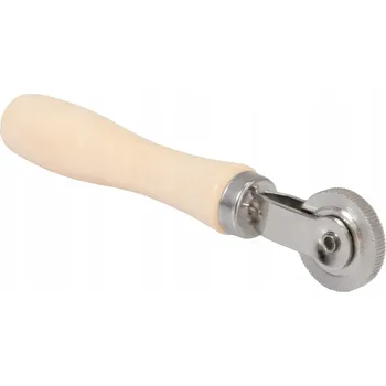 Široký přítlačný váleček na záplaty s ložiskem 5 mm, dřevěný