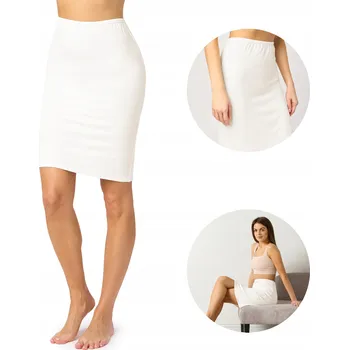 Dámské spodní prádlo Merry Style spodnička pod kolena béžová velikost 3XL