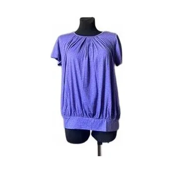 Dámské tričko CZIMOO Fialové Dámské Tričko s Krátkým Rukávem, Velikost XL
