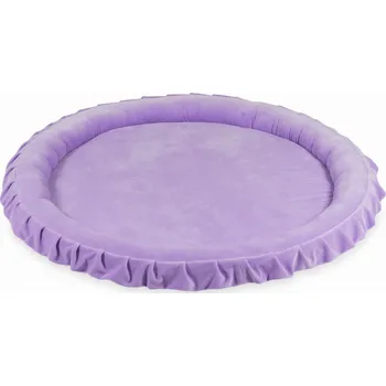 Hnízdečko pro miminko Podložka pro miminko 120 cm, Velvet Soft Fialová