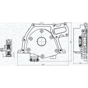Olejové čerpadlo Olejové čerpadlo MAGNETI MARELLI 351516000157