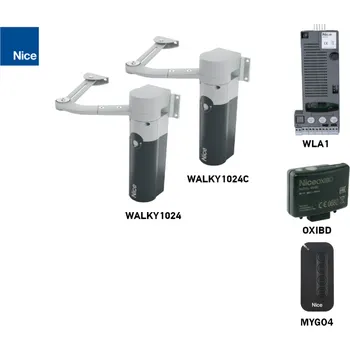 Pohon brány Sada pohonu NICE WALKY pro dvoukřídlou bránu - jedno křídlo 1,8 m/180 kg
