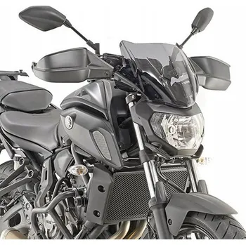 Čelní sklo YAMAHA MT-07 (2018) (28X36,5) ZATMAVENÉ S UPEVŇOVACÍ SADOU KAPPA
