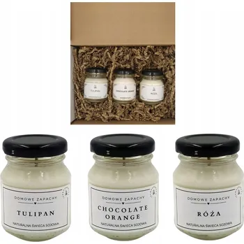 Svíčka Sójová vonná svíčka 3 vůně Svíčka