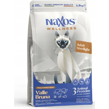 Krmivo pro kočku Suché Krmivo pro kočky NAXOS CAT STERILIZED Hovězí, Buvol, Jehněčí 1,5 kg