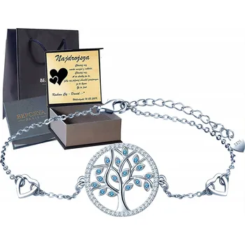 Náramek Stříbro náramek Celebrity Strom života, Dárek