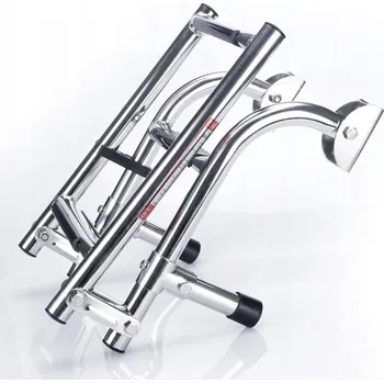 Žebřík 2 1 SKLÁDACÍ ŽEBŘÍK Z NEREZOVÉ Z NEREZOVÉ OCELI NA LOĎNÍ PALUBU