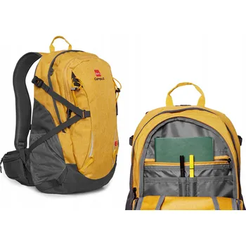 Sportovní batoh Vícekomorový Školní batoh Campus, odstíny žluté a zlaté, 30 l