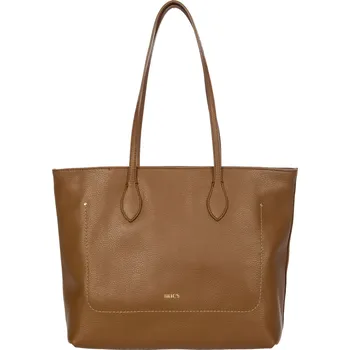 Kabelka Kožená kabelka přes rameno Bric`s Gondola Violetta Tan Leather