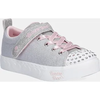 Chlapecké tenisky Dětské tenisky Skechers HEART STEPS - SHIMMER SWEETIE šedá barva, 314620L 09X, EUR 33