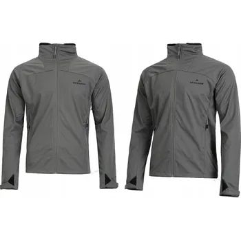 Pánská bunda Pánská softshellová bunda BERGSON CONTEXT SS, šedá (Gunmetal) # XXL
