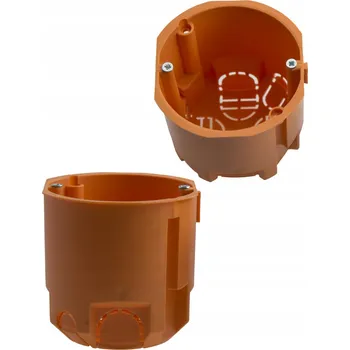 Elektroinstalační krabice Instalační krabice P/T jednoduchá 60 hluboká 68mm pro spojování šrouby PAWBOL