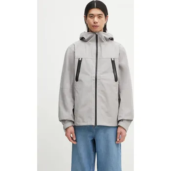 Pánská větrovka Nepromokavá bunda Daily Paper Kunle Rain Jacket, L, šedá, 09X