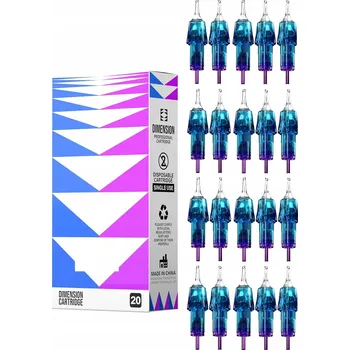 Tetovací jehla 20 ks Cartridge Jehly na tetování CNC Dimension MIX TATTOO RŮZNÉ TETOVÁNÍ