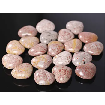 Drahý kámen Magieprirody.cz Srdce Jaspis leopardí 20x20 mm #ZM77