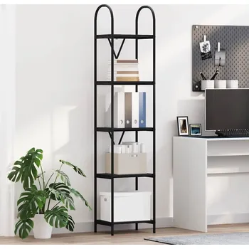 Knihovna vidaXL Knihovna Černý dub 40 x 30 x 183 cm Kompozitní dřevo [879923]