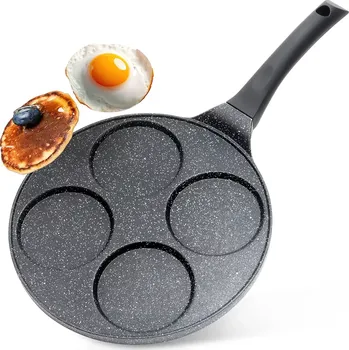 Pánev Granitová pánev na vejce se 4 otvory BLACK LINE 26 cm