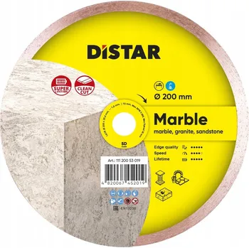 Příslušenství k brusce Diamantový kotouč 200 mm Distar Marble Mramor 25,4