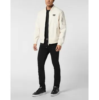 Oblečení a móda PHILIPP PLEIN Bunda bomber 25601 Béžová Regular Fit 3XL