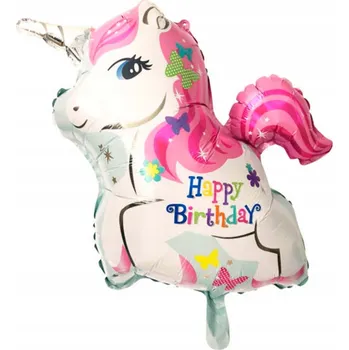 Balónek FÓLIOVÝ BALÓN NAROZENINY JEDNOROŽEC VELKÝ