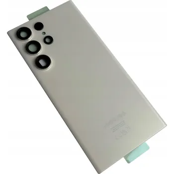 Pouzdro na mobilní telefon Kryt baterie / zadní panel s očkem pro Samsung Galaxy S23 Ultra, bílý