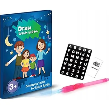 Magnetická kreslící tabulka Kreslící svítící tabulka A4 – kreslení světlem