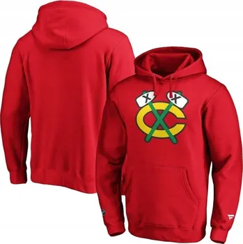Pánská mikina Pánská mikina Chicago Blackhawks NHL Primary Logo Graphic Hoodie Velikost:
