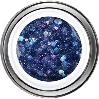 Umělé nehty Laif Třpytivý modrý UV/LED gel CF 05 Fashion Blue 6ml