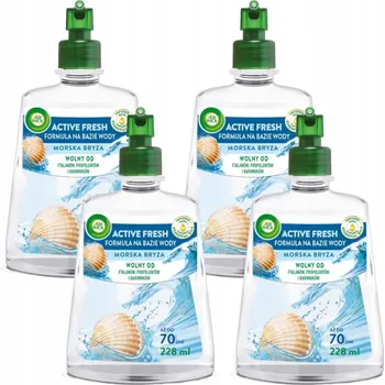 Osvěžovač vzduchu AIR WICK ACTIVE FRESH SADA NÁPLNÍ DO OSVĚŽOVAČE VZDUCHU MOŘSKÝ VÁNEK 4X 228 ML