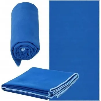 Plážová osuška Springos 75x150 cm z mikrovlákna, rychleschnoucí, modrá