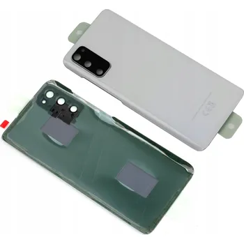 Pouzdro na mobilní telefon Kryt baterie zadní panel s očkem pro Samsung Galaxy S20 G980F, Bílý