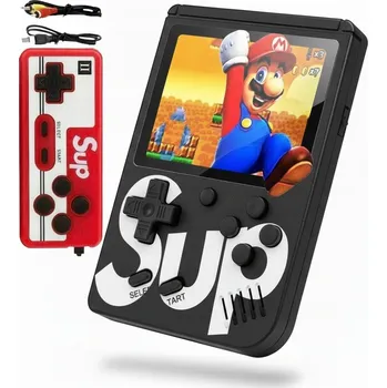 Herní konzole PŘENOSNÁ MINI RETRO KONZOLE JAKO GAMEBOY PEGASUS MARIO CONTRA 400 HER + OVLADAČ